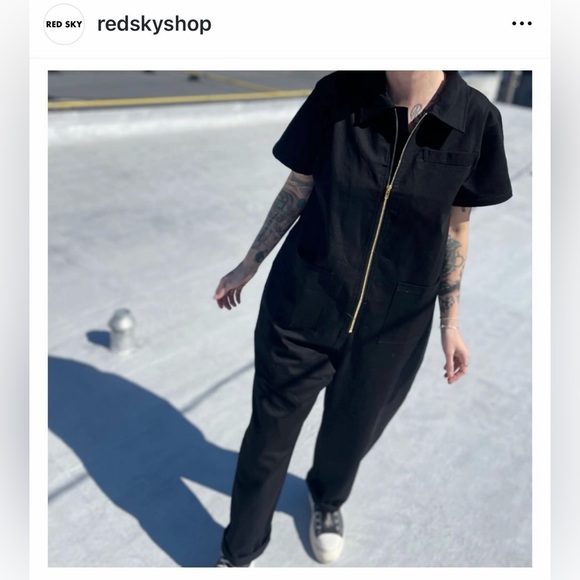 Red Sky Pants - Red Sky Short Sleeve Boilersuit